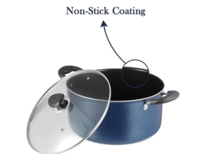 Non-Stick Deep Casserole with Glass Lid