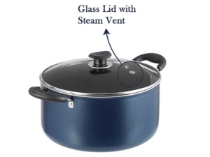 Non-Stick Deep Casserole with Glass Lid