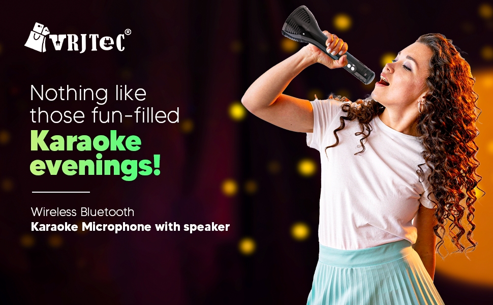 Portable Handheld Wireless Microphone For Singing