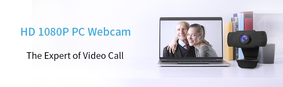 HD 1080p PC Webcam. The expert of video call