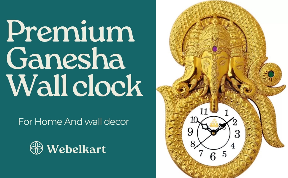 Ganesha wall clock 