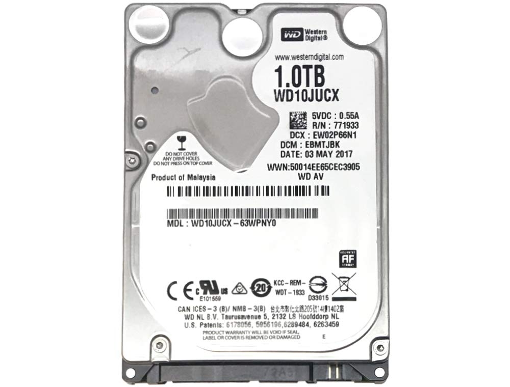 Western Digital 1TB 5400RPM 16MB Cache SATA 6.0Gb/s 2.5 Hard Drive (for PS4 Game Console HDD Upgrade/Repair)