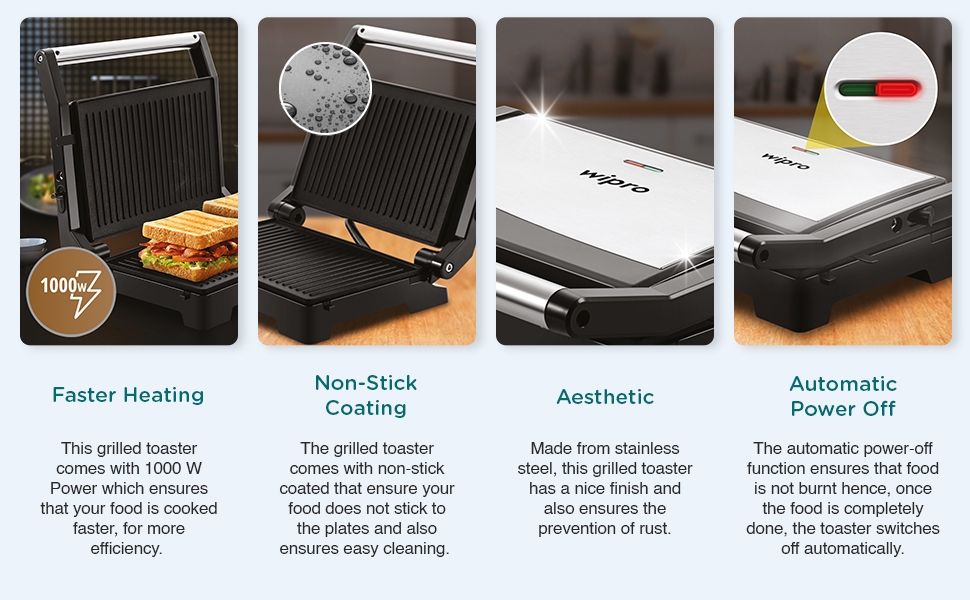 Features of Grill Sandwich maker 