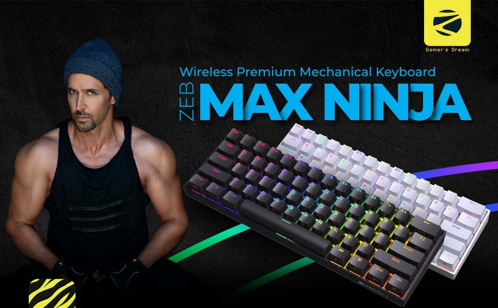 wireless mechanical keyboard,zeb max ninja,zebronics wireless gaming keyboard