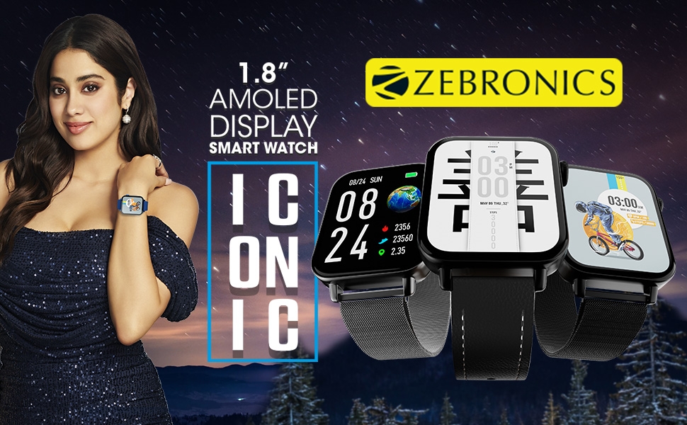 zebronics smart watch, zebronics iconic smart watch, calling smart watch, smart watch with calling