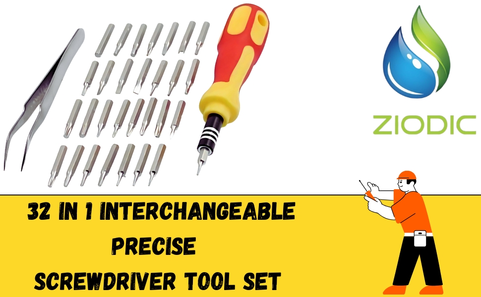  32 in 1 Interchangeable Precise Screwdriver Tool Set